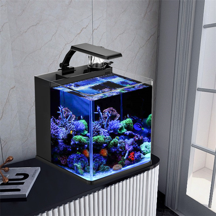 Aquarium Marine Clearwater - スカイヌオ ウルトラクリアガラス ミニ海水海洋水槽メディア プラスチック製水槽 25ガロン 5W