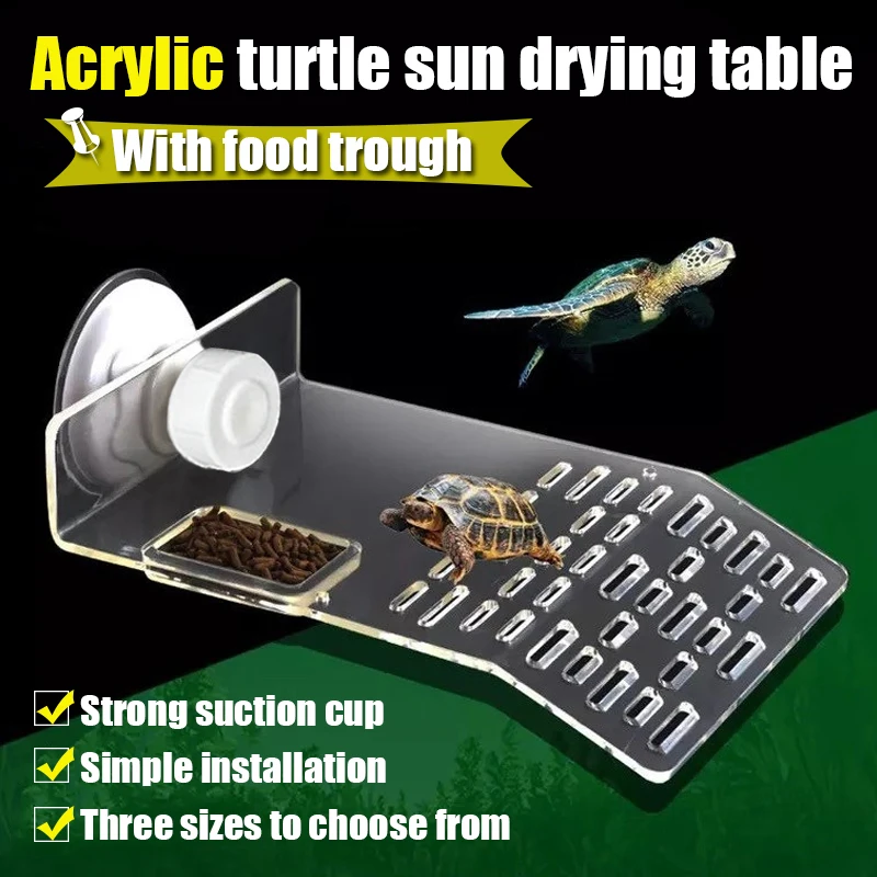 Marine Aquarium Hobby - 1PC S/M/L サイズカメプラットフォームフロート装飾テラススロープ爬虫類休憩生息地装飾水族館アクセサリー 2025