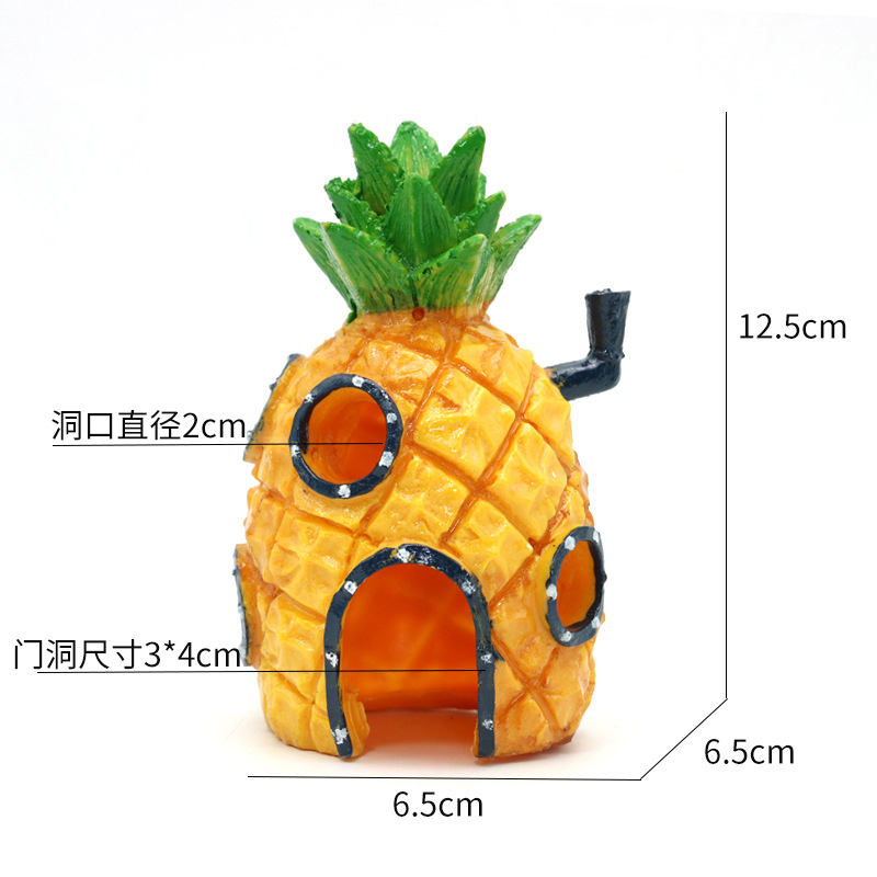 水槽の装飾,パイナップルの家のアクセサリー,水槽の装飾 - Marine Aquarium Hobby のレビューと価格
