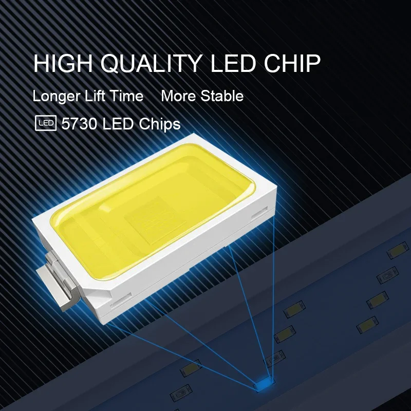 18-75 センチメートルスーパースリム LED 水族館照明 - Marine Aquarium Lamp のレビューと価格