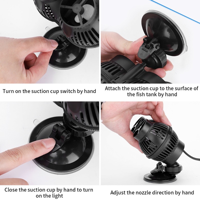 超静音水槽用ウェーブメーカーポンプ 小型水中循環ポンプ 魚水 - Powerhead Wave Maker のレビューと価格