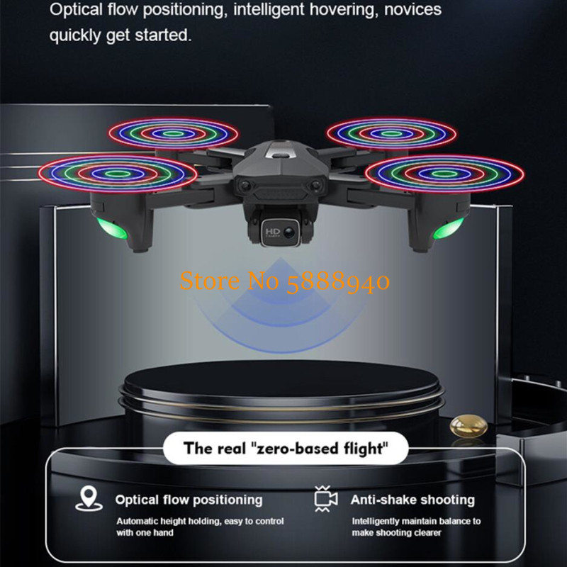 4Kデュアルカメラ空撮WIFI FPV RCドローン カラフ - Overflow Box Dual のレビューと価格