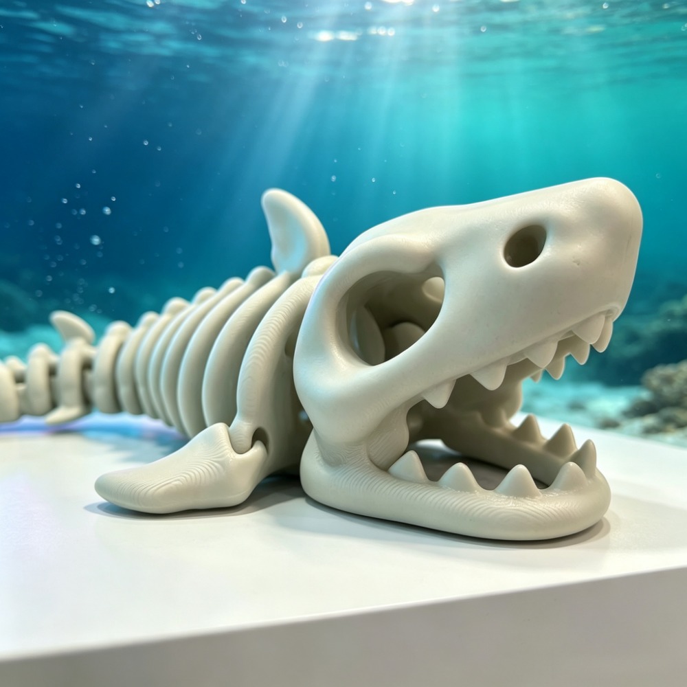 サメの骨格水槽装飾品、可動式オーナメント、爬虫類、魚タンクの - Marine Aquarium Hobby のレビューと価格