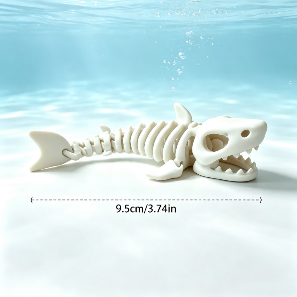 サメの骨格水槽装飾品、可動式オーナメント、爬虫類、魚タンクの - Marine Aquarium Hobby のレビューと価格
