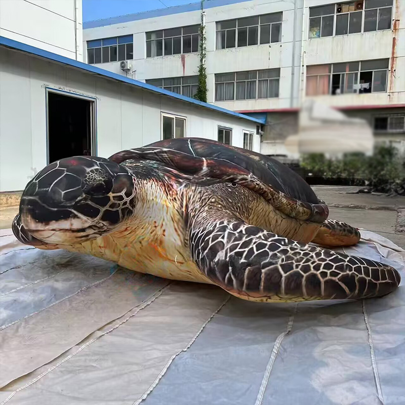 膨らませる海の亀、海洋生物、送風機付き、屋外ショッピングモー - Aquarium Marine Shop のレビューと価格