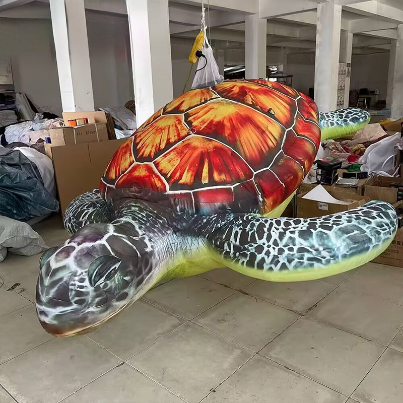膨らませる海の亀、海洋生物、送風機付き、屋外ショッピングモー - Aquarium Marine Shop のレビューと価格