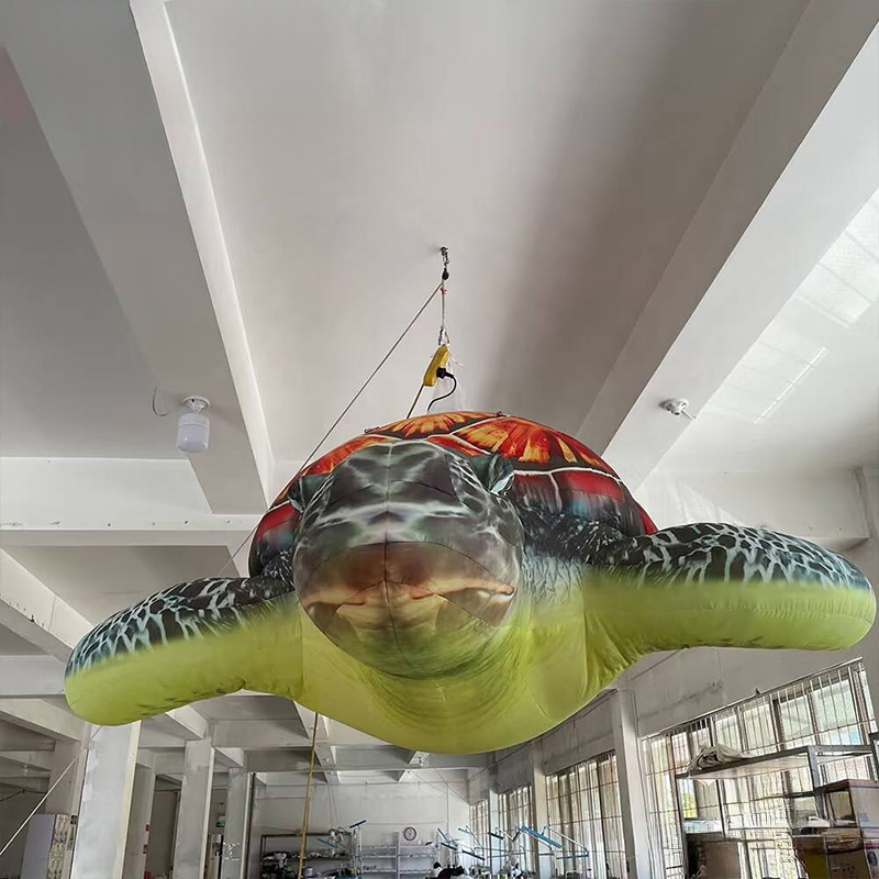 膨らませる海の亀、海洋生物、送風機付き、屋外ショッピングモー - Aquarium Marine Shop のレビューと価格