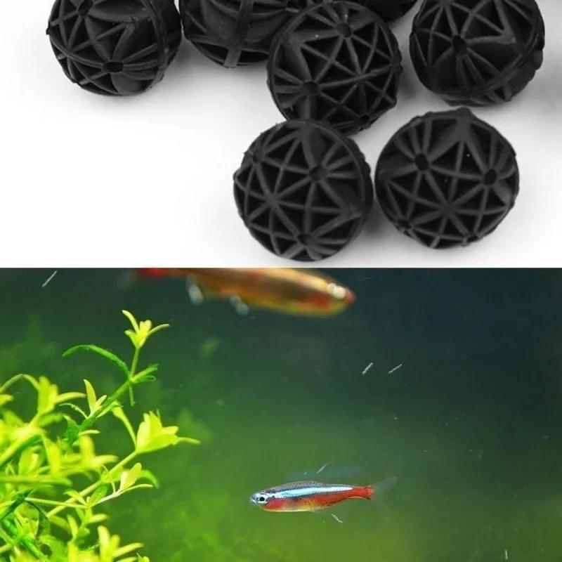 50個入り 16mm アクアリウム用バイオフィルターボール  - Aquarium Marine Fishes のレビューと価格