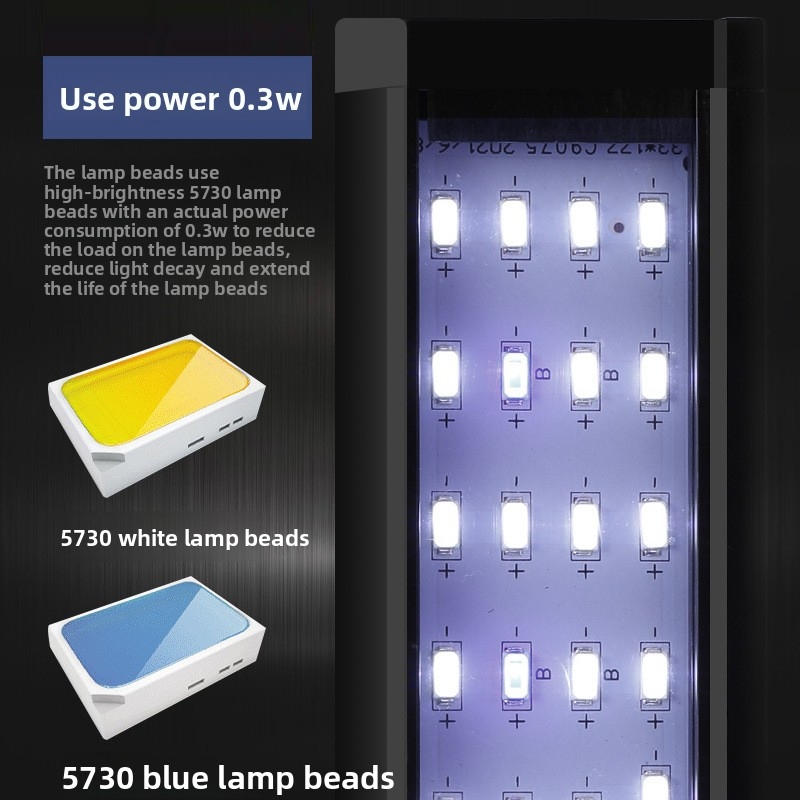 プロ仕様LED水槽ライト - 植物水槽用高輝度クリップ式ラン - Marine Aquarium Lamp のレビューと価格