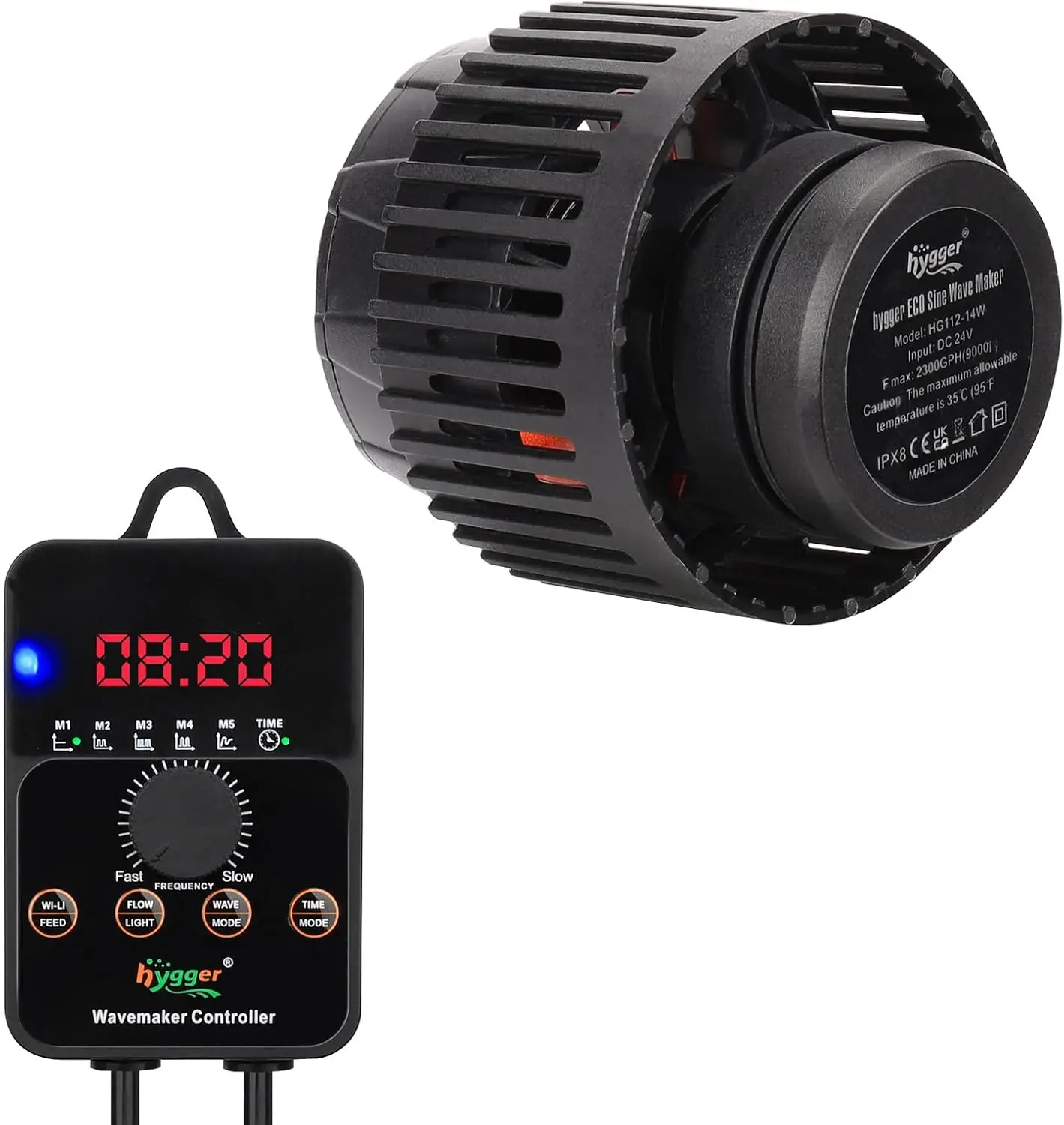 流量調整可能な水槽用ウェーブメーカー 24V DC 静音マグ - Powerhead Wave Maker のレビューと価格