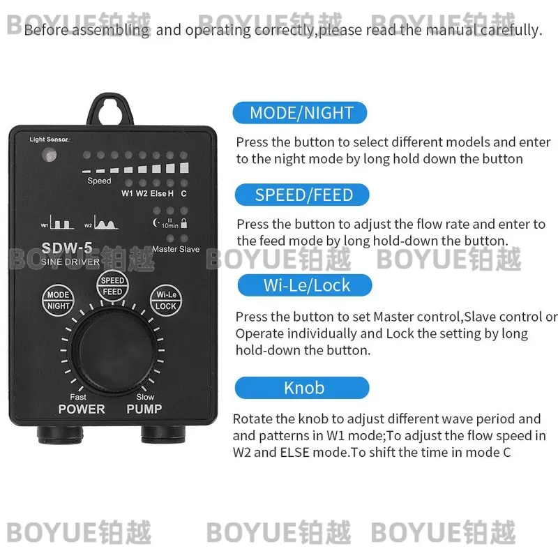 WiFi対応アクアリウムウェーブメーカー 静音循環ポンプ リ - Powerhead Wave Maker のレビューと価格