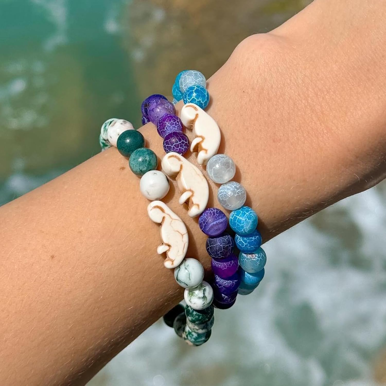 Fahlo ドリフト マナティー トラッキング ブレスレット - Aquarium Marine Clearwater のレビューと価格