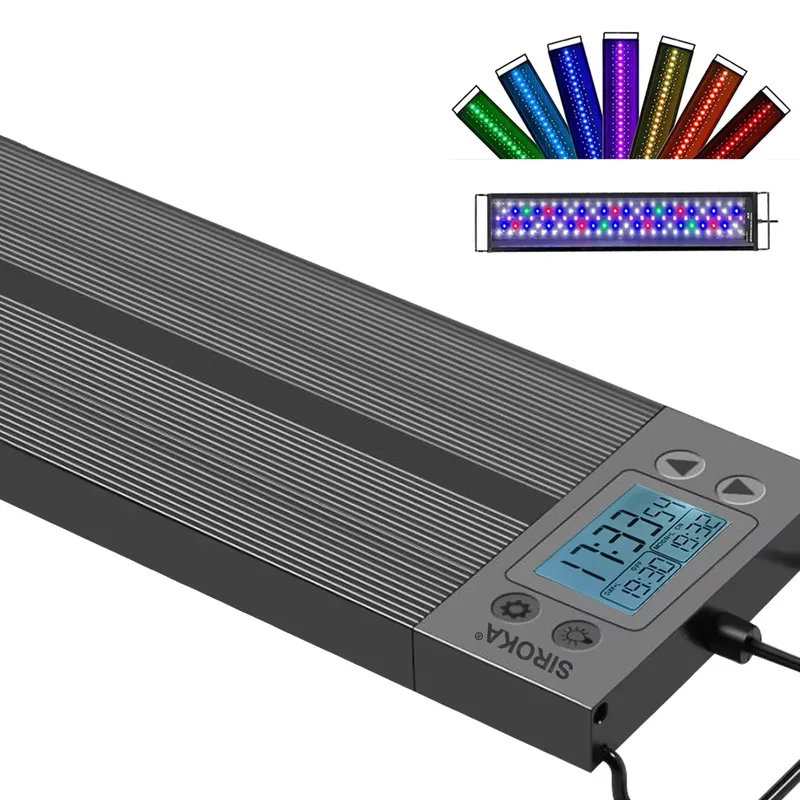 30cm 12インチ水槽用LED WRGBマリンライト、魚タ - Marine Aquarium Hours のレビューと価格