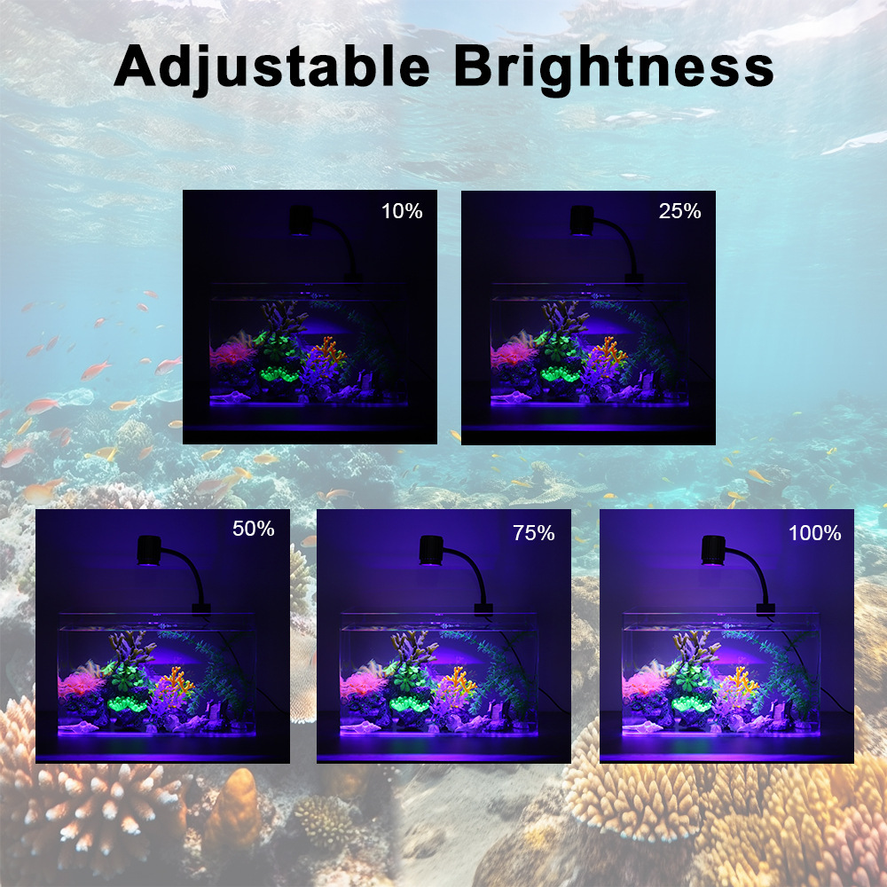 LED水槽ライト フルスペクトル リーフコーラルランプ UV - Marine Aquarium Lamp のレビューと価格
