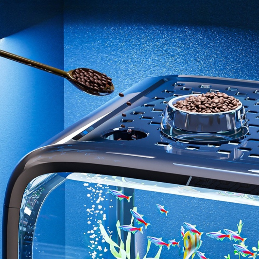 透明な高級水槽、耐久性のあるリビングルーム装飾、小型金魚水槽 - Marine Aquarium Hobby のレビューと価格