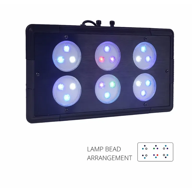 海洋水槽ライト A075 タッチ式完全インテリジェントLED - Marine Aquarium Hours のレビューと価格