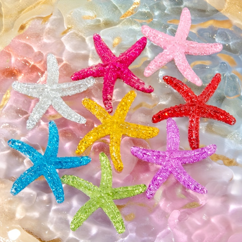 10個入り 1.57インチ レジン製ヒトデ、ミニオーナメント - Marine Aquarium Hobby のレビューと価格