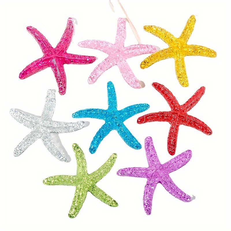 10個入り 1.57インチ レジン製ヒトデ、ミニオーナメント - Marine Aquarium Hobby のレビューと価格
